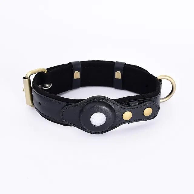 Leather Anti - Lost Dog Collar - Pet Playhouse 2