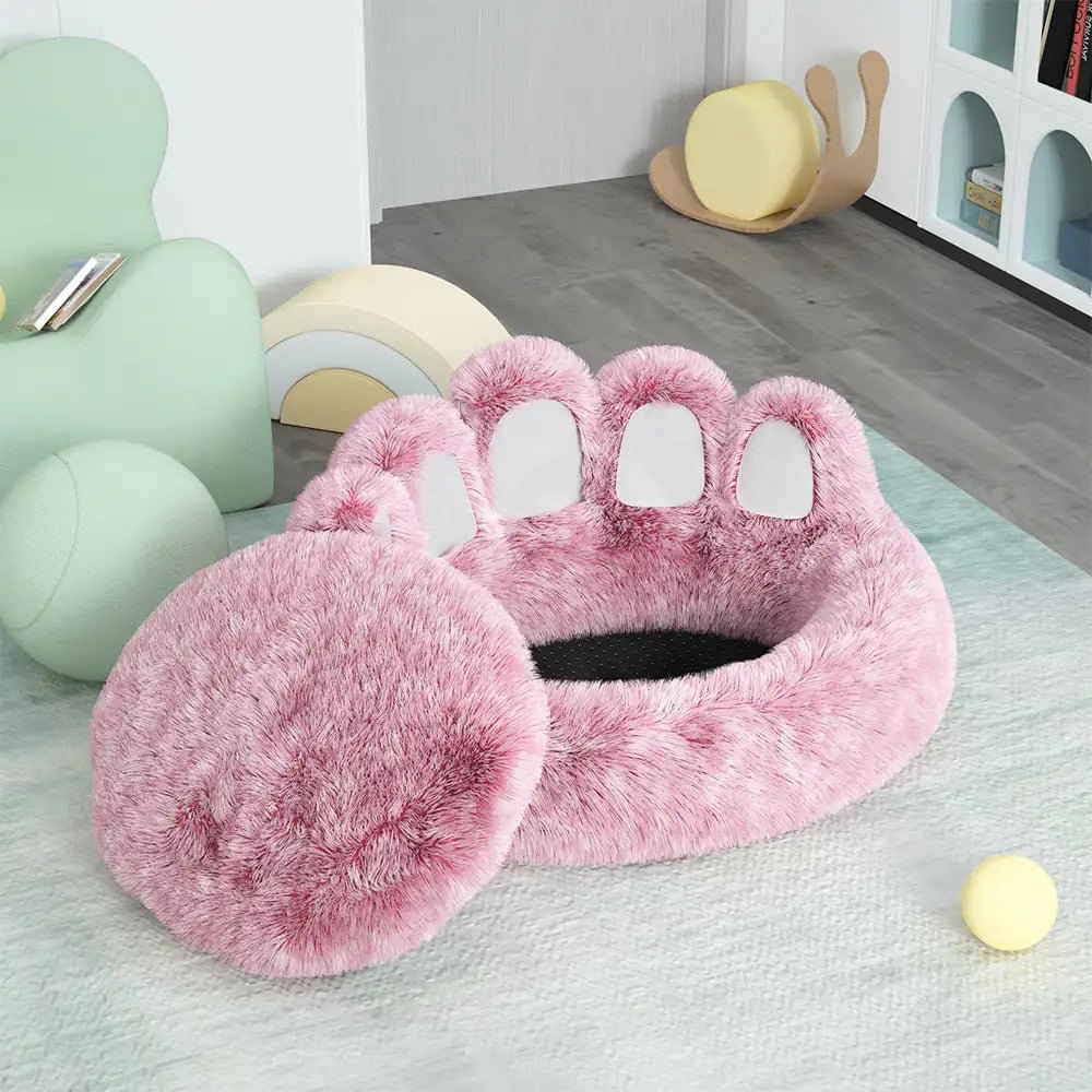 Long Plush Cat Bed - Pet Playhouse 1
