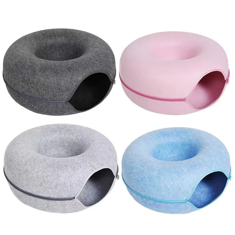 Cat Donut Bed - Pet Playhouse 1