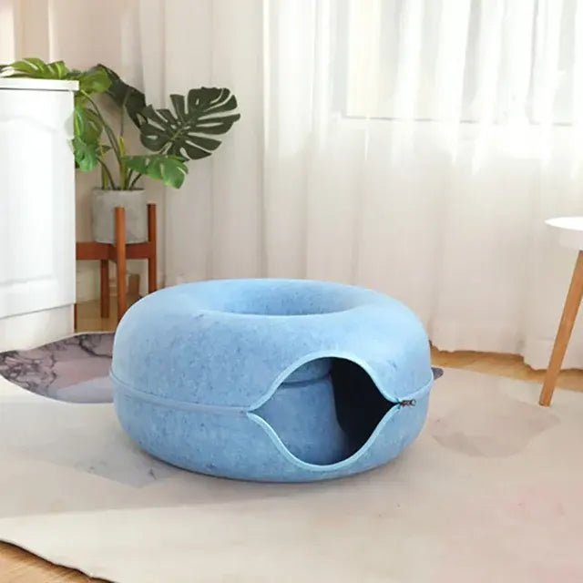 Cat Donut Bed - Pet Playhouse