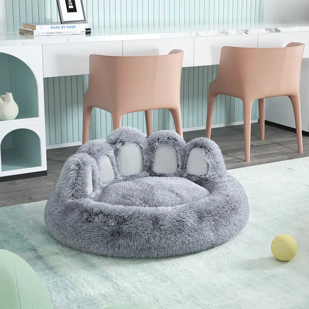 Long Plush Cat Bed - Pet Playhouse