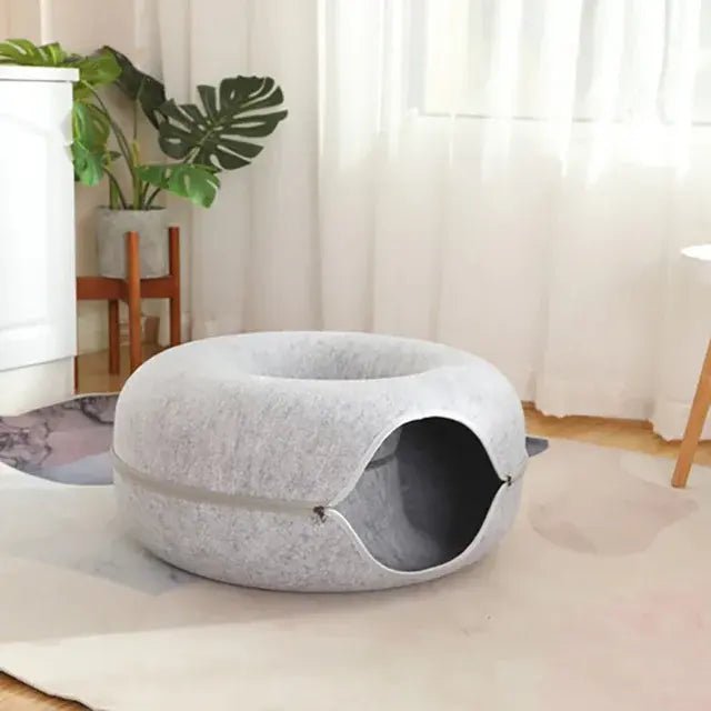 Cat Donut Bed - Pet Playhouse